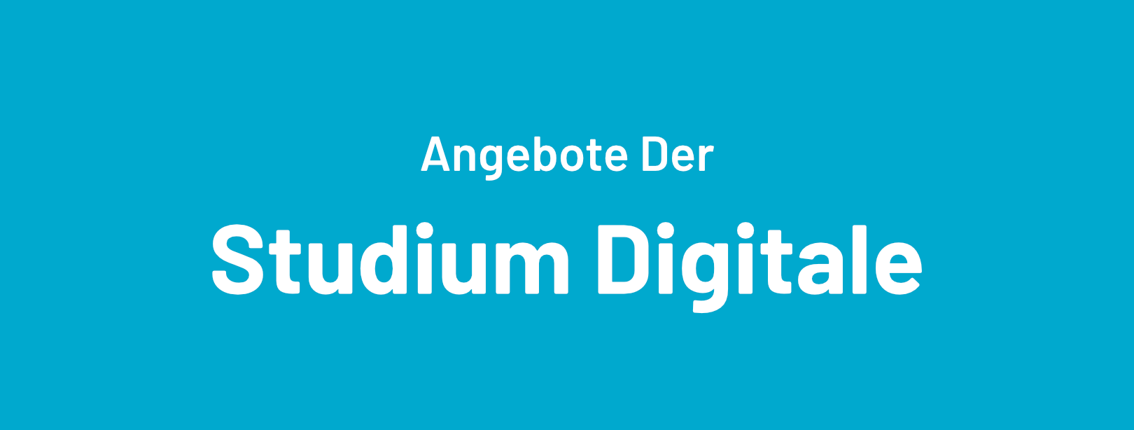 Angeobte Der Studium Digitale